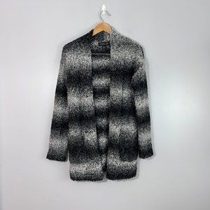 Rachel Zoe Fuzzy Open Front Cardigan w/ Pockets
